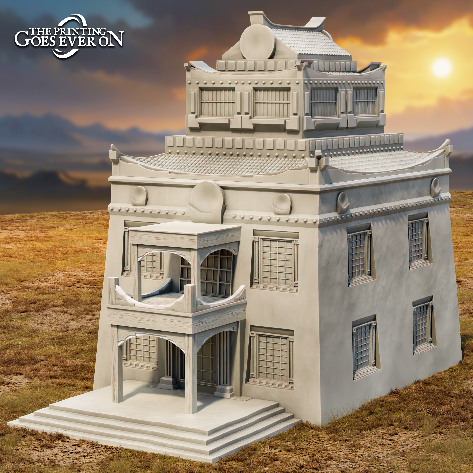 Golden Khanate Temple - Supportless Terrain